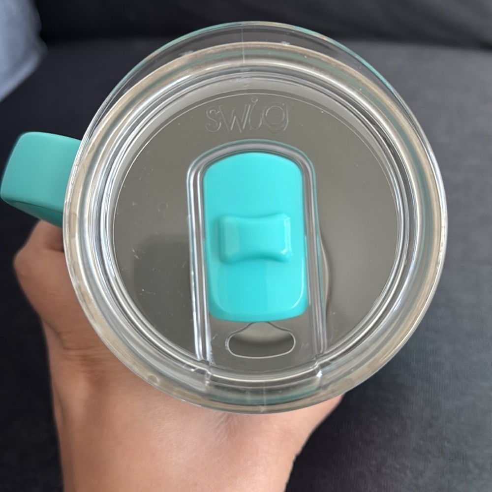 Swig Life Travel Mug Size 5x5 Color Marble Green Blue Yellow - Picture 3 of 8